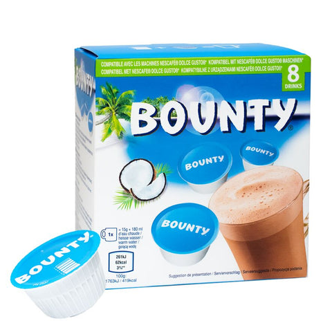 Bounty 8 pods for Dolce Gusto