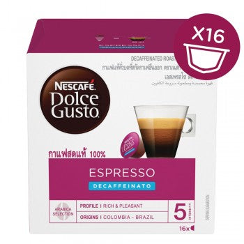 Dolce Gusto® Espresso Decaffeinato  - Number of servings 16