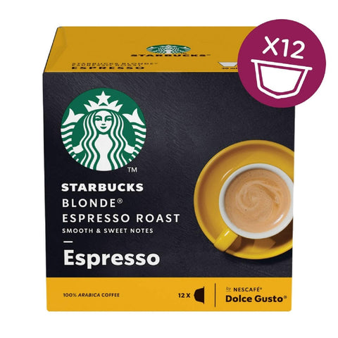 Dolce Gusto Starbucks Blonde Espresso Roast 12 Capsules
